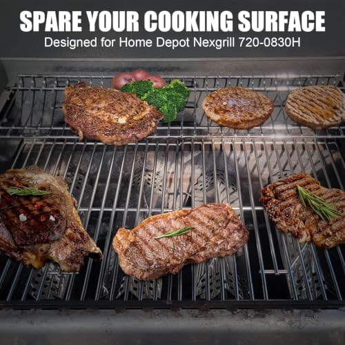 Grill Warming Rack for Home Depot Nexgrill 4 Burner 720-0830H, 25.59" Stainless Steel Nexgrill Top Grill Rack for Nexgrill Replacement Parts, Upper WarmingRack for Expert Grill 4 Burner 720-0789H - Image 7