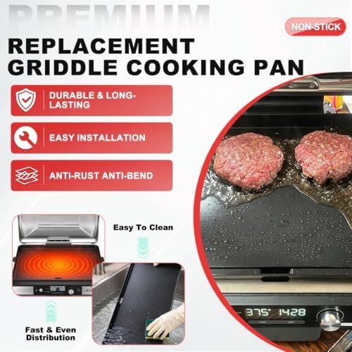 GX101 Griddle Plate for for Ninja Sizzle Pro XL 20-Inch Indoor Griddles - Image 5