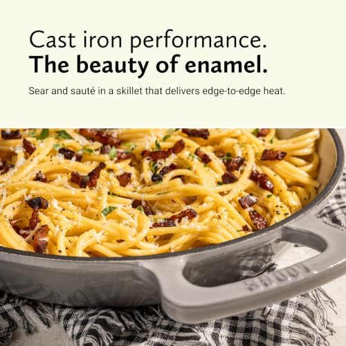 11" Luxe Enamel Skillet, Smoke - Image 3