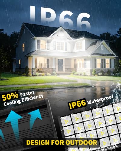 150W 18000LM Shop Light with 9.84FT Cord+Switch, IP66 for Garage Workshop - Image 4
