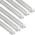 Barrina T8 LED Shop Lights 8FT, 72W 10000LM 6500K, High Output Tube 6 Packs by Barrina