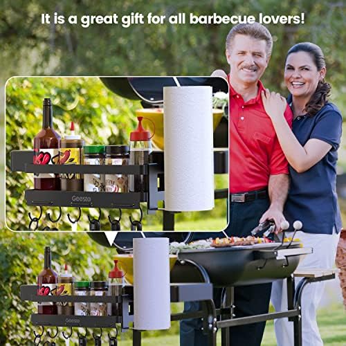 Geesta Upgraded Griddle Caddy for 28"/36" Blackstone Griddles, BBQ Accessories Storage Box with Paper Towel Holder - Image 6