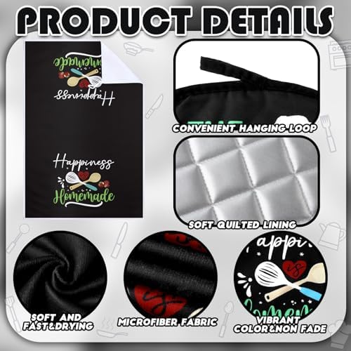 Sratte 6 Pcs Kitchen Decor Accessories Set, Kitchen, Black Color - Image 6