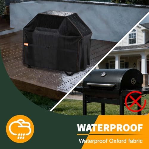 Enzeno Grill Cover for Outdoor Grill Waterproof,52 inch BBQ Gas Cover - Image 2