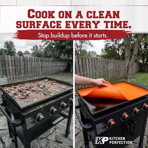 KITCHEN PERFECTION Silicone Griddle Mat Cover for Blackstone Grill 17 Inch - Image 5