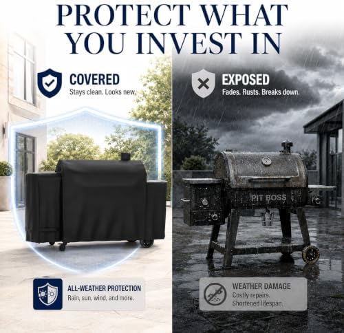 GRISUN Grill Cover for Pit Boss 1100 Pro Series Pellet Gas Combo Grill - Image 6