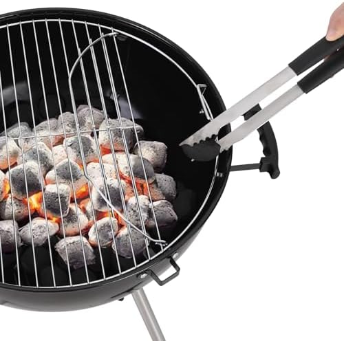 18 inch Kettle Charcoal BBQ Grill with Wheels for Outdoor Cooking - Image 3