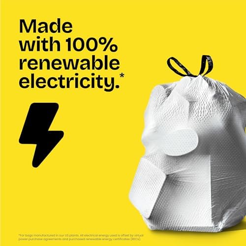 Glad ForceFlex Tall Kitchen Trash Bags, 13 Gallon, Gain Lemon Zest, 110 Count (Package May Vary) - Image 7
