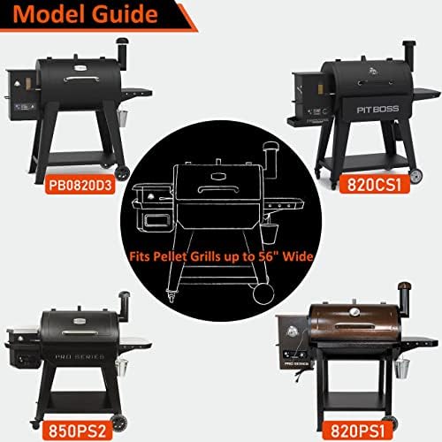 ZJYWSCH Grill Cover for Pit Boss 850 Competition PB850CS1, Pro Series 850 DX 820 Sportsman PB820PS1 PB850PS2 820SP 820D 820D3 820XL 700 DX PB0820D3 PitBoss 850 Pellet Grill Smoker Cover - Image 6