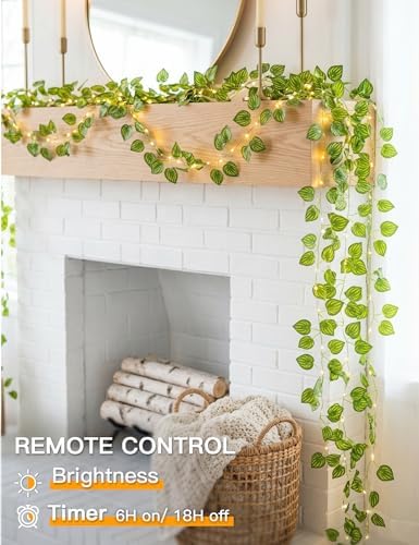 suddus 33FT Watermelon Vines with Lights Battery&USB Powered Copper Wire - Image 4
