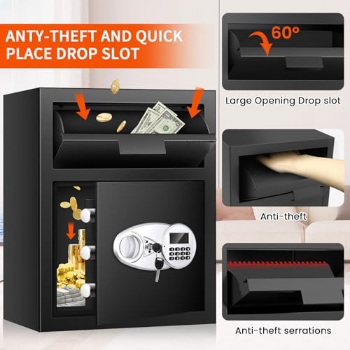 2.6 Cuft Depository Safe for Business with Quick Place Drop Slot - Image 4