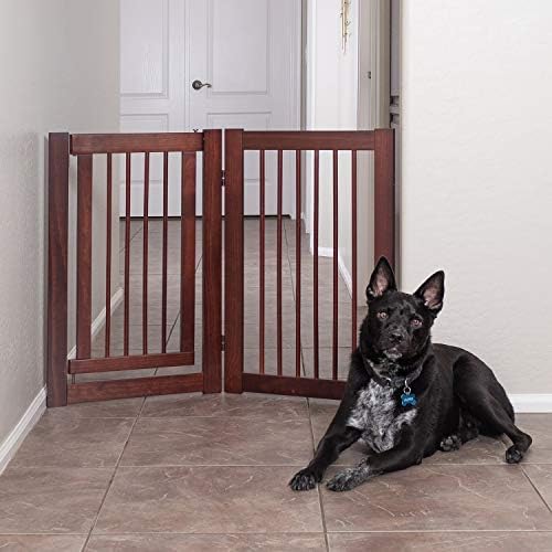 Primetime Petz 33234 Extension Kit for 360 Configurable Walk Through Folding Pet Gate,Walnut, (30" With Door) - Image 2