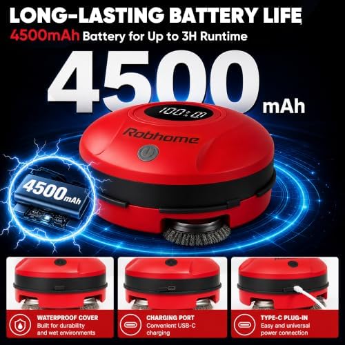Grill Cleaning Robot, Electric Grill Brush, Cordless Automatic BBQ Cleaner - Image 6