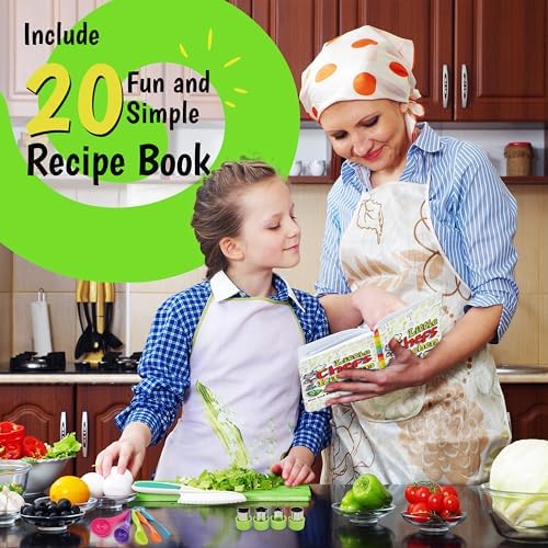 Kids Knife Set for Real Cooking -40Pc Montessori Kitchen Tools for Toddlers - Image 4