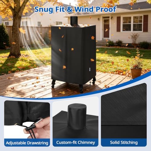 SunPatio 73550 Vertical Smoker Cover for Pit Boss 4/5/7 Series, Waterproof - Image 4