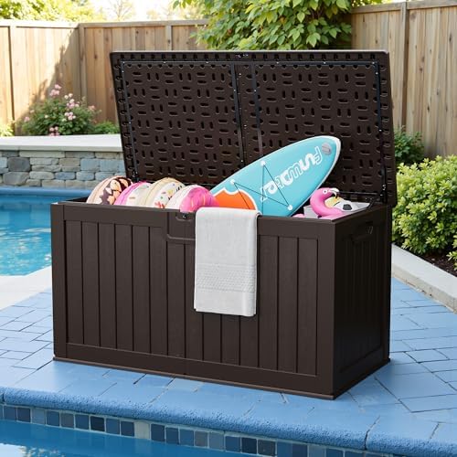 JUMMICO HDPE 250 Gallon Deck Box Double-Wall with Divider - Image 7