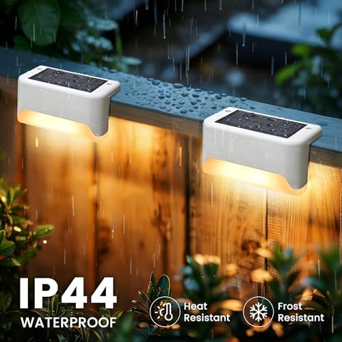 SOLPEX Solar Deck Lights Outdoor,Fence Lights Waterproof,16 Pack RGB - Image 7