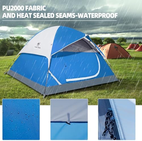 CAMEL CROWN Tents for Camping 2/3/4/5 Person Camping Dome Tent, Waterproof,Spacious, Lightweight Portable Backpacking Tent for Outdoor Camping/Hiking - Image 5