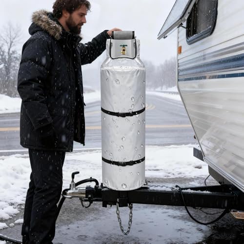 Insulated Propane Tank Cover 100lb Gas Van Insulated Storage - Image 2
