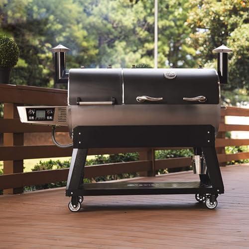 recteq DualFire 1200 double chamber pellet smoker, BBQ, Wi-Fi smart grill | Grill + Grill Cover bundle - Image 2