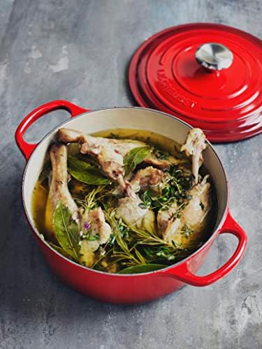 Le Creuset Enameled Cast Iron Round Dutch Oven, 7.25 qt., Cerise - Image 5