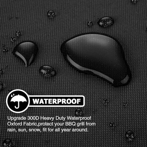 Grill Cover, 53 inch Outdoor Waterproof UV Resistant BBQ Covers - Image 3