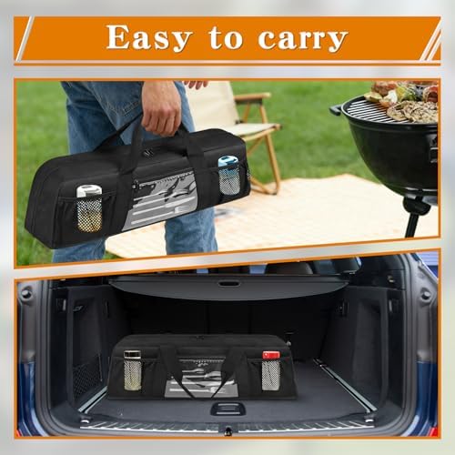 Boczif Grill Utensil Storage Bag, Camping BBQ Tool Storage Organized Bags - Image 5