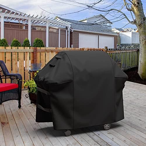 SHINESTAR 67-72" Grill Cover,Windproof with Magic Tape & Drawstring Bottom - Image 7