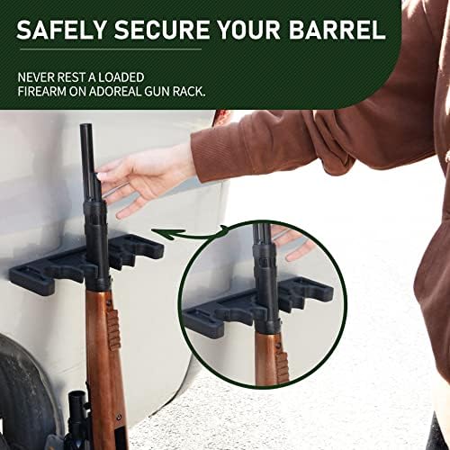 Adoreal Magnetic Rifle Rack, Durable Rubber Gun Rack for Gun Storage, Magnetic Gun Holder in Gun Cabinet, Shotgun Rifle Barrel Rest Gun Safe Organizer Indoor Gun Racks - Image 5