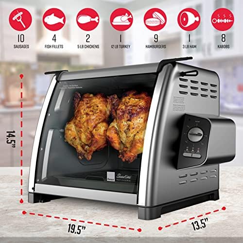 Ronco 5500 Series Countertop Rotisserie Oven, 12-lb Capacity, Stainless - Image 3