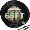 Water Mister Outdoor Patio Cooling System with 65ft Tubing, 20 Mist Nozzles, and 3/4” Standard Connector - DIY Plant Mister for Canopy, Garden, Greenhouse, Trampoline or Deck Umbrella by Pure Garden by PureGarden