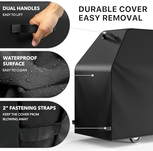 Simple Houseware 60 in. Heavy-Duty BBQ Gas Grill Cover, Waterproof - Image 5