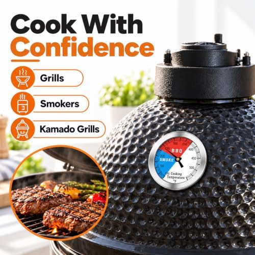 Grill Thermometer for Outside Grill, 2 Inch BBQ Thermometer for Grill - Image 7