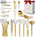 Styled Settings White and Gold Kitchen Utensils Set, 23-Piece by STYLEDSETTINGS