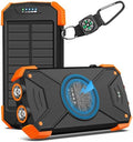 BLAVOR Solar Power Bank 10,000mAh Portable Wireless Charger for Cell Phones by BLAVOR