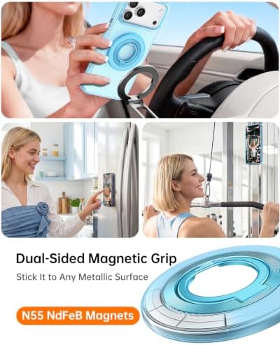 SYNCWIRE for MagSafe Phone Grip, Magnetic Phone Ring Holder Stand Kickstand - Image 5