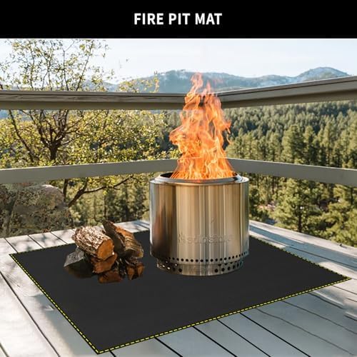 80x48 Inch Large Under Grill Mat for Outdoor Grill Deck Patio Protector, Silicone Fireproof Waterproof Oil-proof BBQ Floor Matt Pad - Image 5