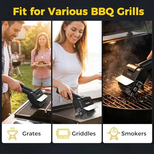 Electric Grill Brush, Cordless Rechargeable Grill Cleaner, BBQ Grill Brush - Image 6