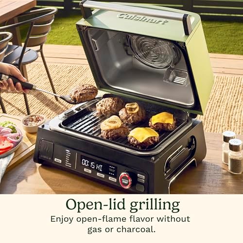 Cuisinart Outdoor Electric Grill, 8-in-1 Air Fryer/Grill/Smoker, 154 sq in - Image 4
