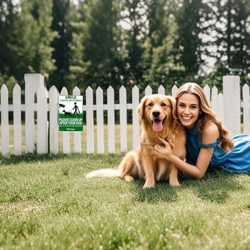 Please Clean Up After Your Dog Metal Yard Sign, No Pooping - Image 5