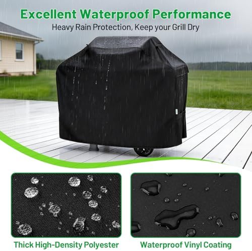 50 Inch Grill Cover, Waterproof Gas BBQ Grill Cover for Outdoor - Image 4