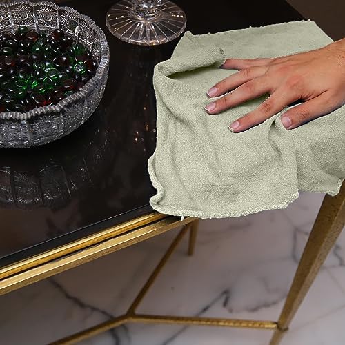 Avalon Towels Cotton Shop Rags – (Pack of 150) Size 12x14 Inches Cleaning Rags – Absorbent Shop Towels and Multipurpose Cleaning Towels for Automobiles, Industries, Garage and Homes (Natural) - Image 5
