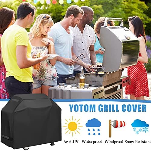 Grill Cover, Waterproof BBQ Grill Cover, 58 inch Barbecue Gas Grill Covers - Image 6