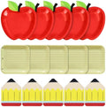 180Pcs Back to School Red Apple Paper Plates and Napkin Set,Serves 60 by Osonm