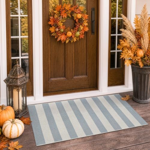 OJIA Outdoor Porch Rug Front Door Mat 24'x51, Fall Welcome Mat Patio Decor by OJIA