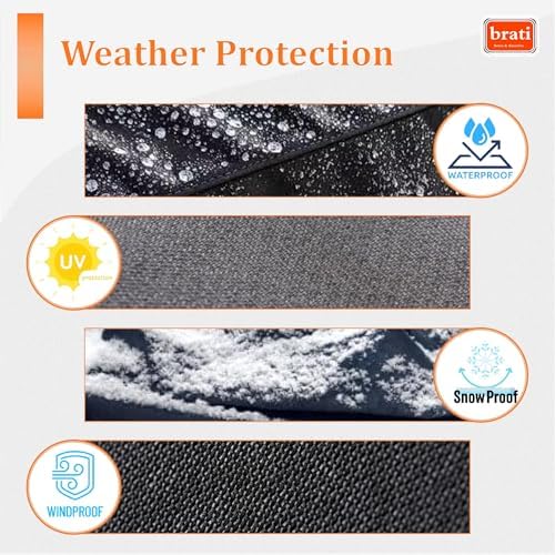Grill Cover for Z Grills 450 Series,550B/550B2/550B4/550C Pellet Smoker,49 Inch Z Grills Pellet Grill Cover Accessories - Image 4
