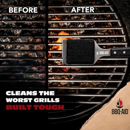 Bristle Free Grill Brush Cleaner and Scraper for Barbecue, Replaceable Head - Image 7