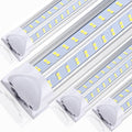 4 Pack, LED Shop Light, 4FT 60W 9000LM 5000K, Daylight White, V Shape 4 Row, Clear Cover, High Output, Linkable, T8 LED Tube Lights, Shop Lights for Garage 4 Foot with Plug by BSKBESTKA