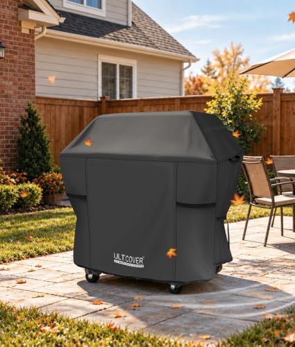 ULTCOVER Waterproof BBQ Grill Cover, 55 inch, Black - Image 7
