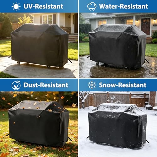 62 Inch Gas Grill Cover for Monument Denali 405&425 Grill, Waterproof 600D - Image 6